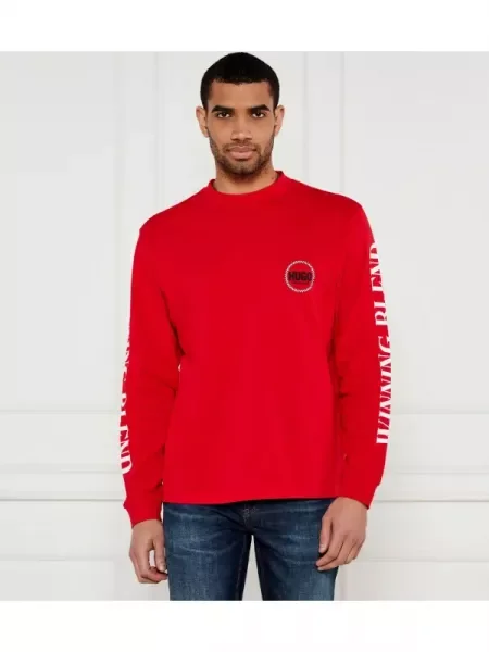 Tricou mânecă lungă Hugo roșu