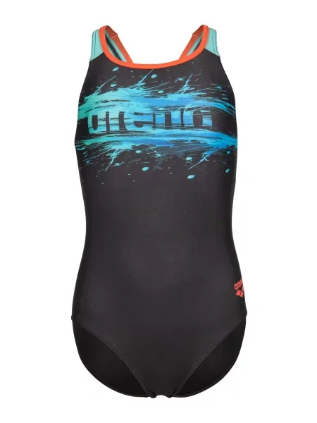 ARENA Costum de baie întreg albastru negru