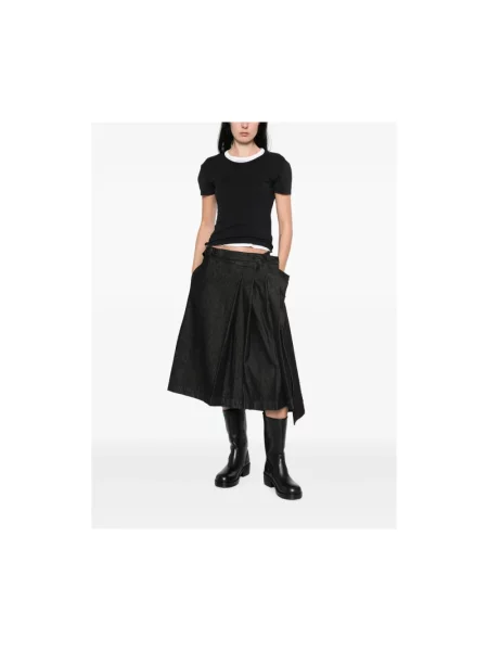 Spódnica jeansowa Y-3 czarna