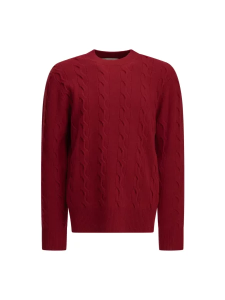 Sweter Ami Paris wełniany czerwony