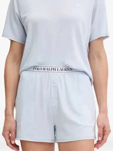 Είδος υφάσματος πιτζάμας Polo Ralph Lauren με κέντημα μπλε
