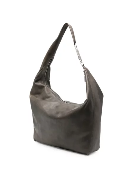 Geantă Rick Owens din piele gri
