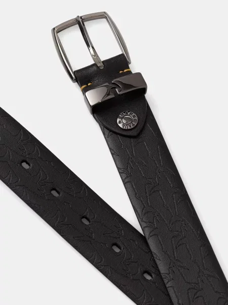 Кожаный ремень Paul&shark с ремешками