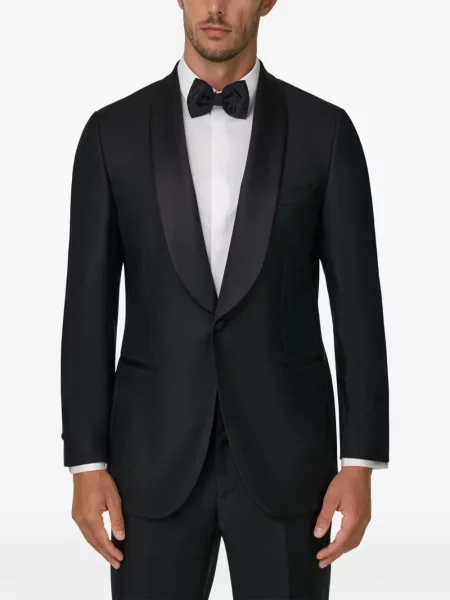 Gulerat sacou Boggi Milano negru