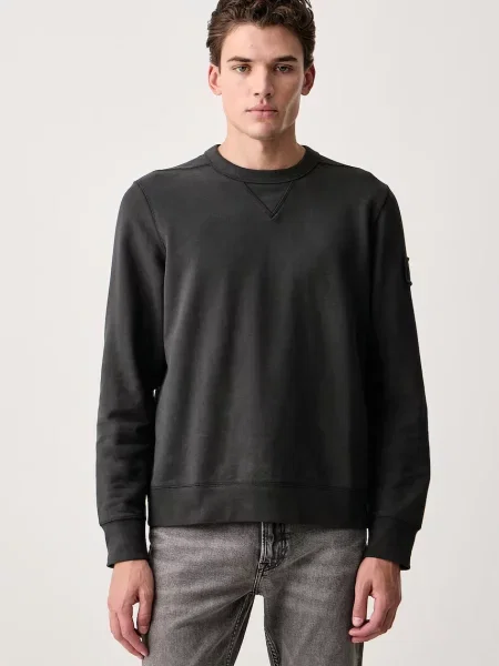 Geacă de blugi Calvin Klein Jeans negru
