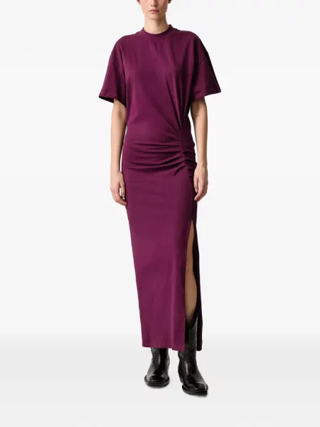 Rochie maxi Wrstbhvr cu volane violet