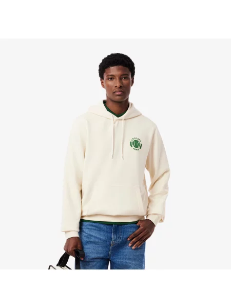 Lacoste Bluza Z Nadrukiem Tenisowym zielony
