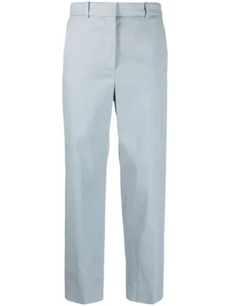 Cropp pantaloni Joseph cu talie înaltă albastru