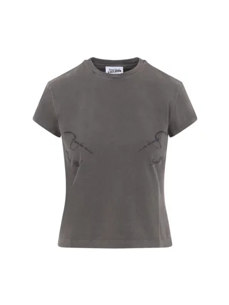 Jean Paul GAULTIER t-shirt Needles brązowy szara