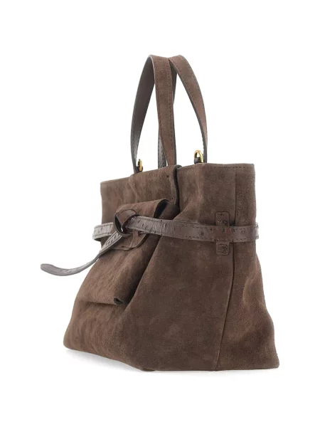 Τσάντα shopper Gianni Chiarini σουέτ καφέ