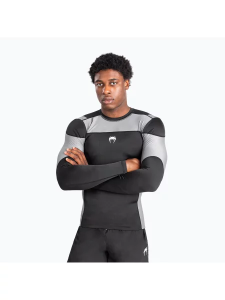 Longsleeve treningowy Venum Tempest Rashguard black/grey czarny