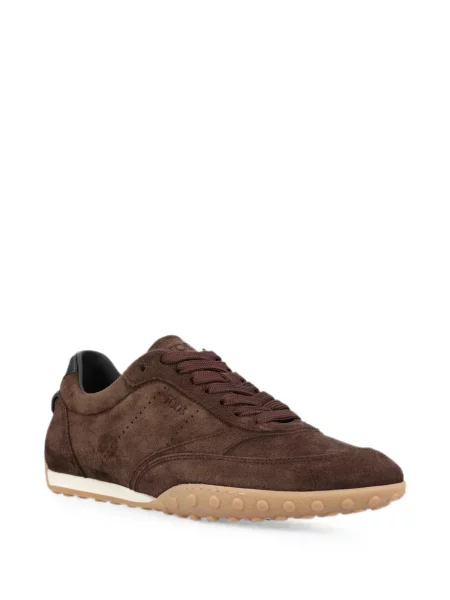 Sneakerși Tod's din piele de căprioară maro