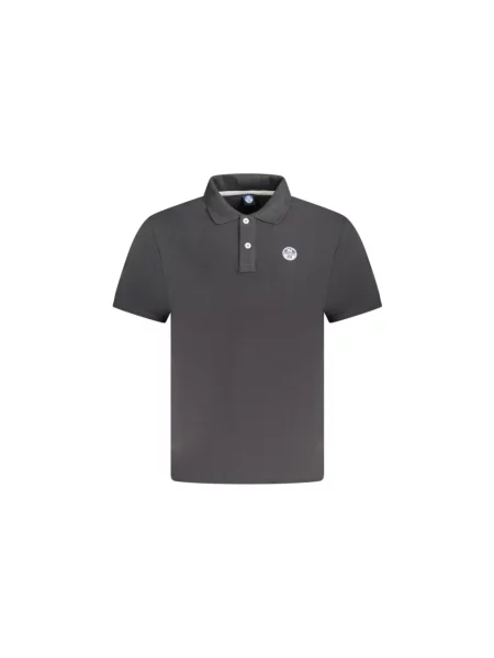 Koszulka polo North Sails z autografem czarna