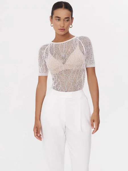 Футболка FASHIONISTA молочний віскоза/нейлон