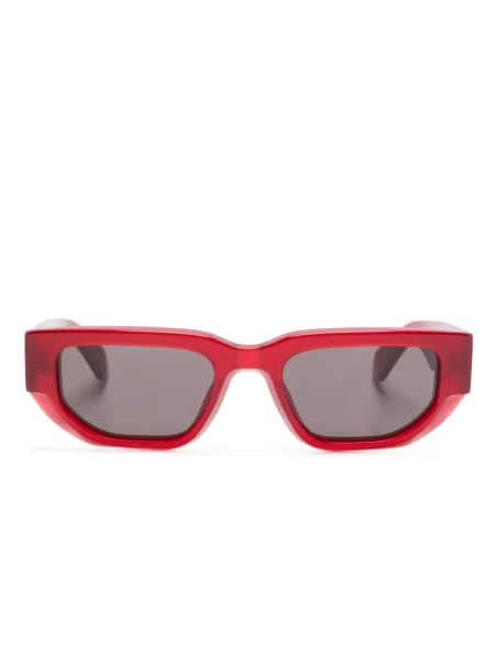 Ochelari de soare Off-white cu imprimeu geometric alb