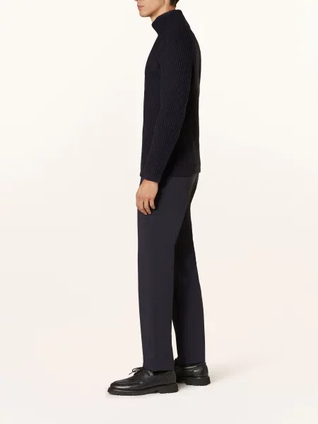 Eurex By Brax Žerzejové Chino Kalhoty Thilo Slim Fit tmavě modrá