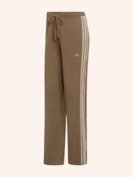 Adidas Originals Spodnie Z Dzianiny Firebird braun brązowe