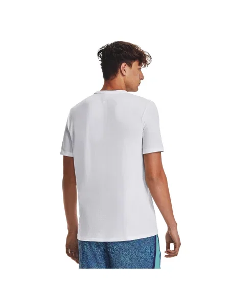 Běžecké tričko Under Armour bílé