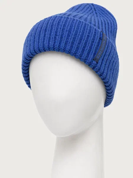 The North Face căciulă cu lână merino albastru
