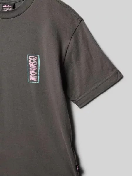 T-shirt z nadrukiem z logo Quiksilver