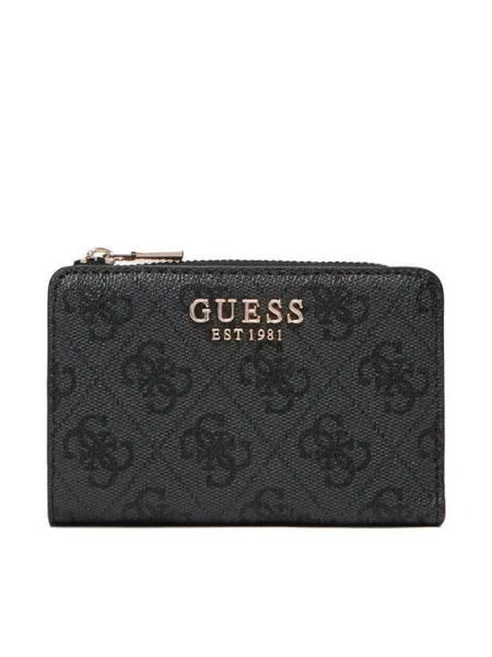 GUESS Portofel SLG gri grafit negru