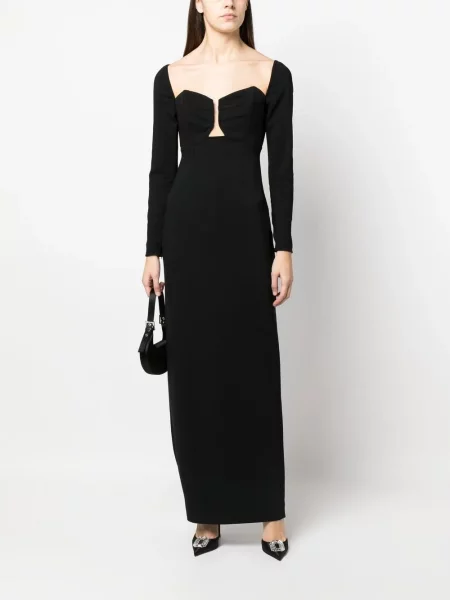 Ilgas kostiumas maxi suknele Roland Mouret juoda
