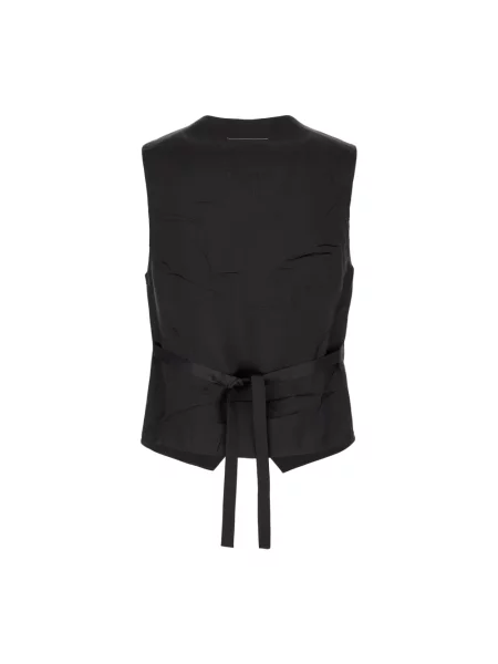 Kamizelka Mm6 Maison Margiela wełniana czarna