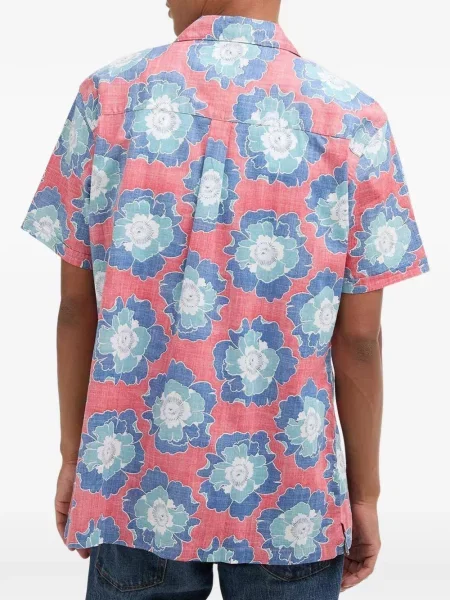 Cămașă Barbour cu model floral cu imagine roșu
