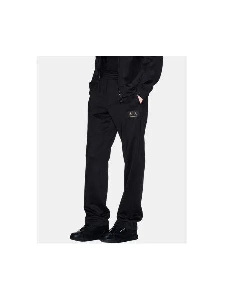 Armani Exchange Teplákové nohavice čierna
