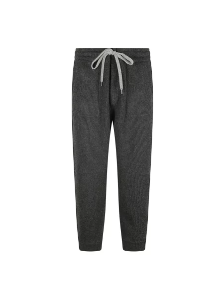 Joggery Brunello Cucinelli z kaszmiru szare