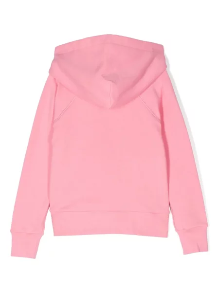 Bluza z kapturem dziecięca Polo Ralph Lauren różowa