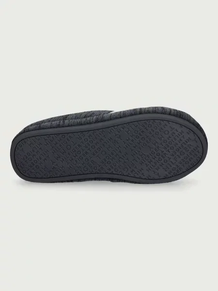 Tommy Hilfiger пантофи мъжки FLAG HOUSE SHOE сиво