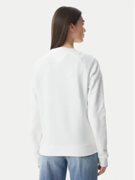 Tommy Jeans Mikina HERITAGE tmavomodrá biela