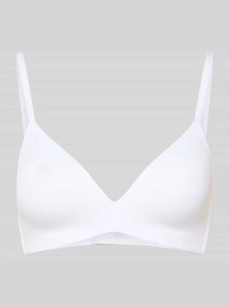 Biustonosz miękki z regulowanymi ramiączkami Schiesser biały