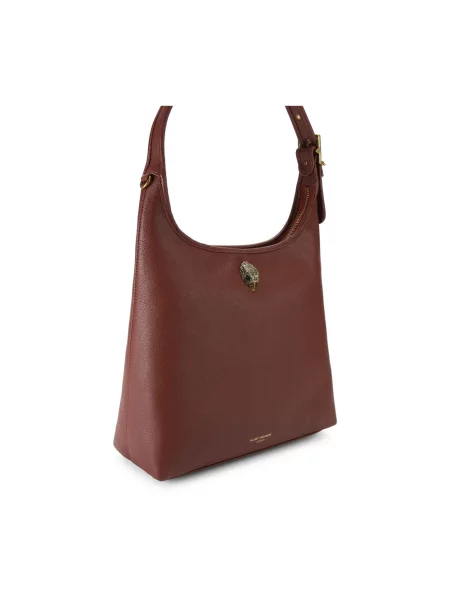 Kurt Geiger London torebka hobo skórzana brązowa