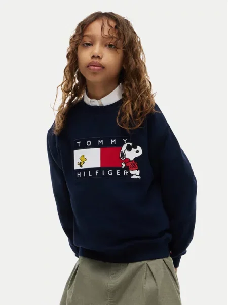 Tommy Hilfiger Суитшърт Peanuts Тъмносин