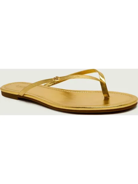 Șlapi Lauren Ralph Lauren din piele