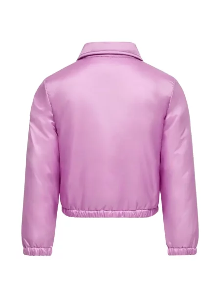 Kurtka puchowa dziecięca Moncler Enfant różowa