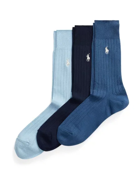 Polo Ralph Lauren Κάλτσες EGYPTIAN ζαφείρι / μπλε ουρανού μαύρο