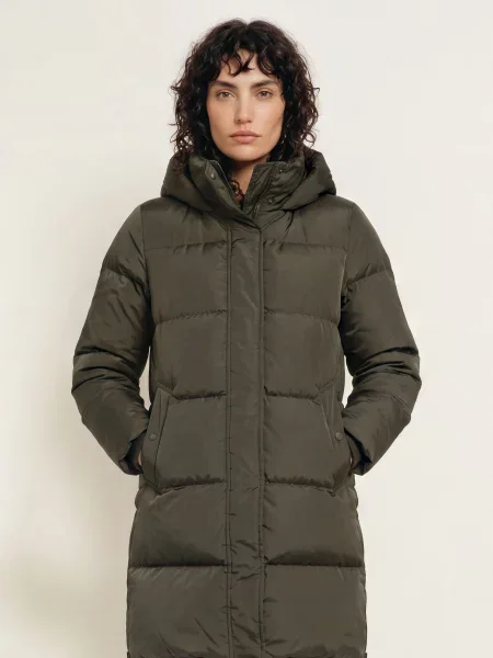 Woolrich Péřové Bundy Kelly tmavě zelená