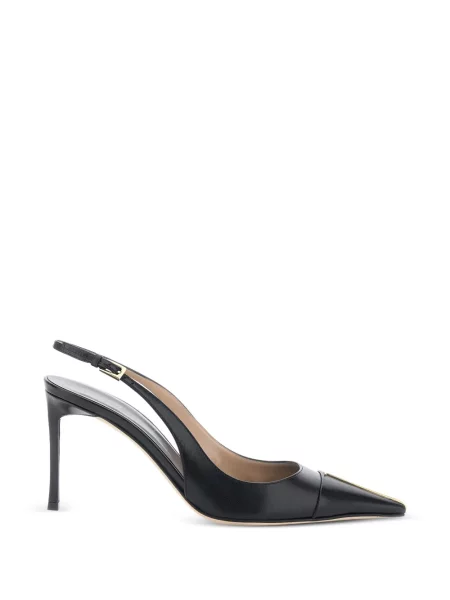 Pantofi cu toc Tom Ford slingback negru