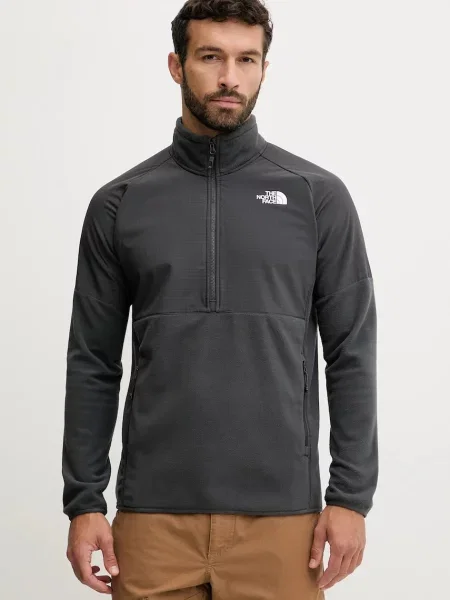 The North Face bluza sportowa Glacier Heavyweight gładka szary