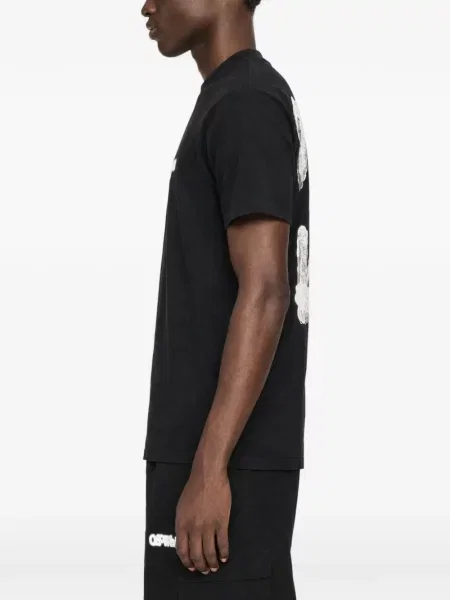 Μπλούζα Off-white με σχέδιο λευκό