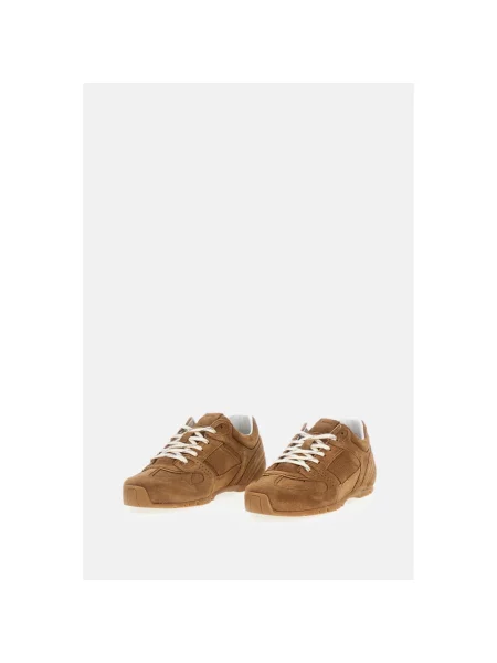 Sneakersy Alohas skórzane brązowe