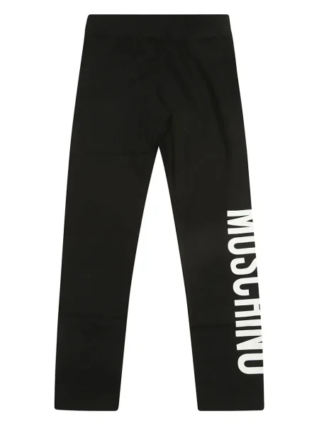 Legginsy dziecięce Moschino czarne