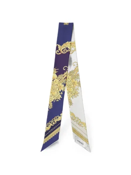 Fular Versace de mătase violet