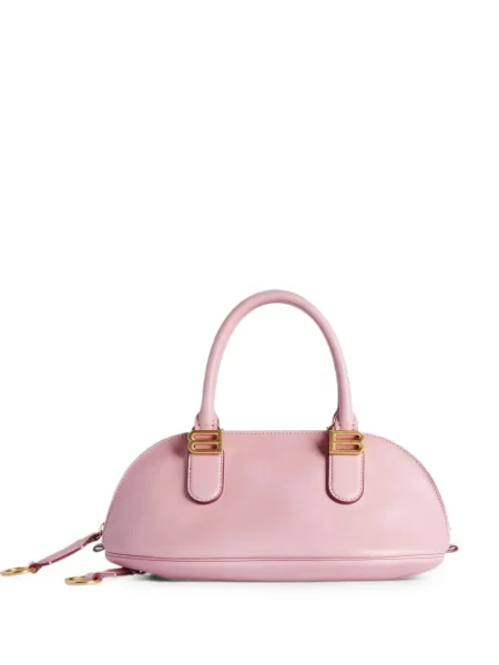 Sacou Balenciaga din piele roz