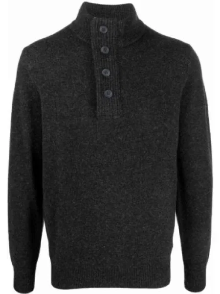 Pulover Barbour de lână gri