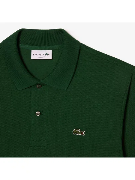 Поло Lacoste зеленое