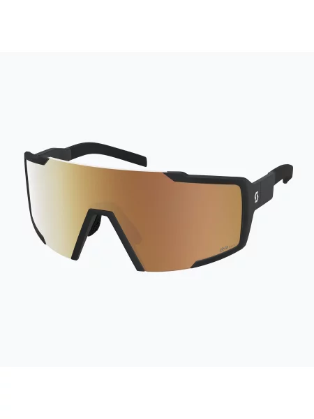 Слънчеви очила SCOTT Shield LS black/amp ls gold chrome черно